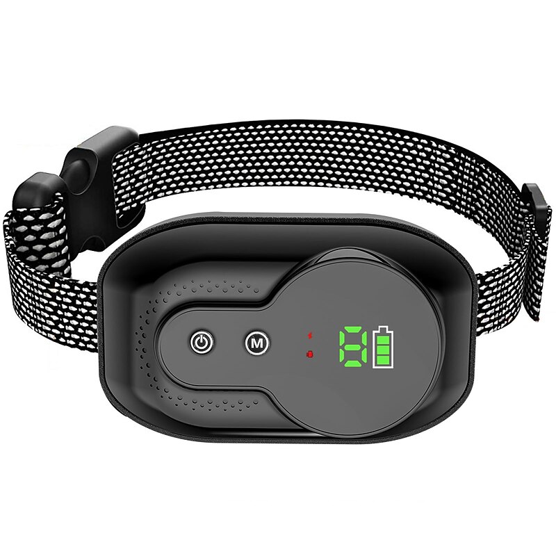 Pet Bark Stopper Intelligent Identification Charging Waterproof Electric Shock Dog Training Collar Dog Training Device3