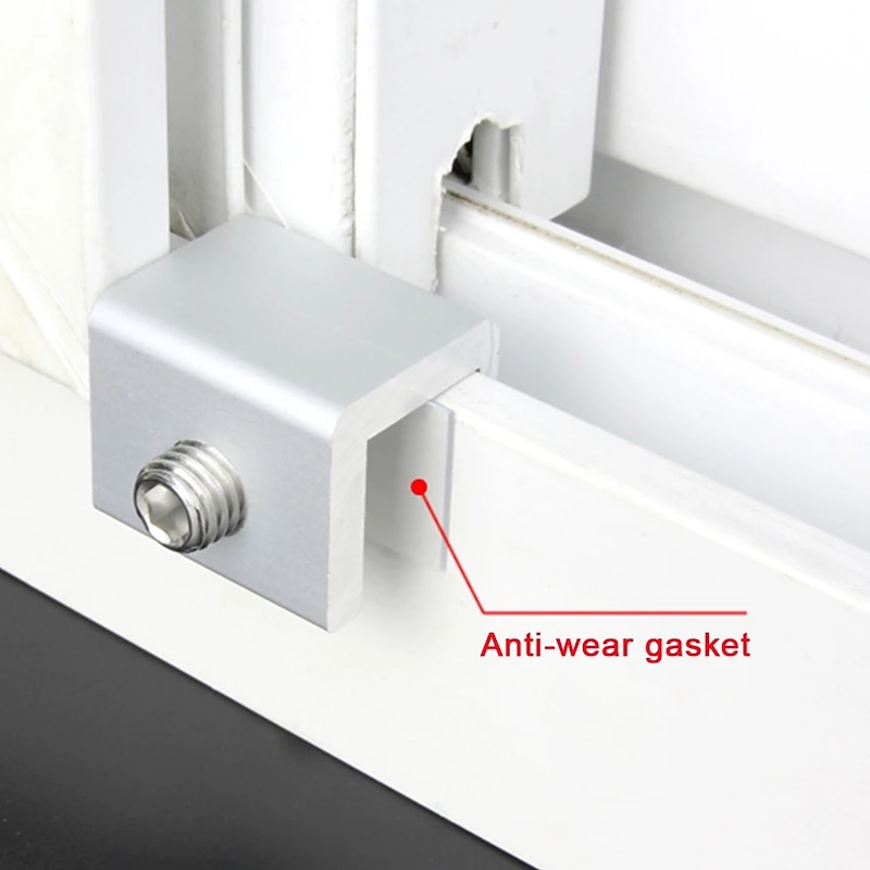 Sliding Sash Stopper Cabinet Locks Straps Doors Security Anti-theft Lock Window Sliding Door Baby Kids Child Safety Doors Lock2
