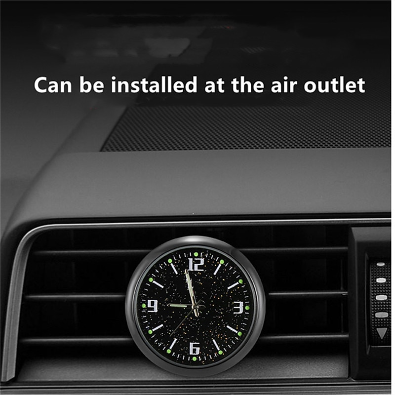 New Upgrade Car Refit Accessories With Luminous Star Sky Clock Electronic Quartz Ornaments Watch Clock Apply for All Car2