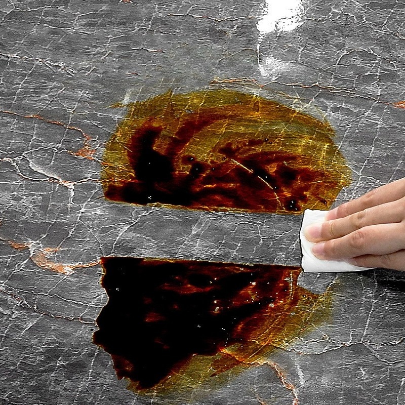 Cool Wallpapers Marble Kitchen Wallpaper Wall Mural Countertop Protection Pad Stove Oil Proof Waterproof Self-Adhesive Cabinet Moisture-Proof Fireproof High-Temperature Resistant Thickened4