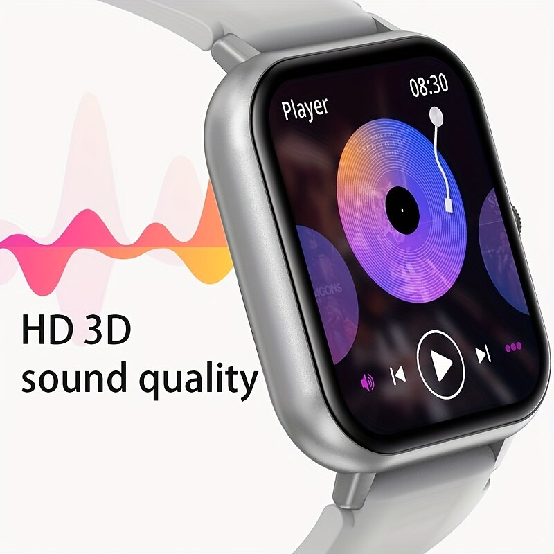 696 ZL54C Smart Watch 1.83 inch Smartwatch Fitness Running Watch Bluetooth Pedometer Call Reminder Sleep Tracker Compatible with Android iOS Women Men Hands-Free Calls Message Reminder Custom Watch4