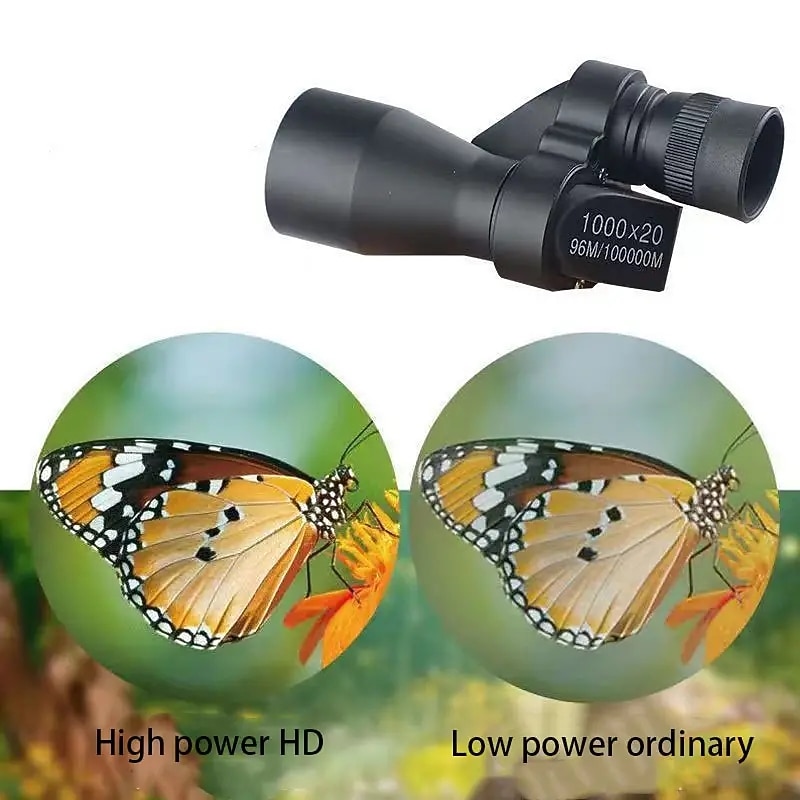1pc Portable HD Mini Monocular Telescope - High Magnification Zoom for Outdoor Hunting Fishing and Camping!2