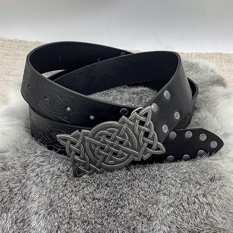 Warrior Knight Ritter Viking Celtic Knight Retro Vintage Punk & Gothic Medieval Renaissance 17th Century Cosplay Costume Masquerade Waist Belt Men's Women's Costume Vintage Cosplay Performance Stage4