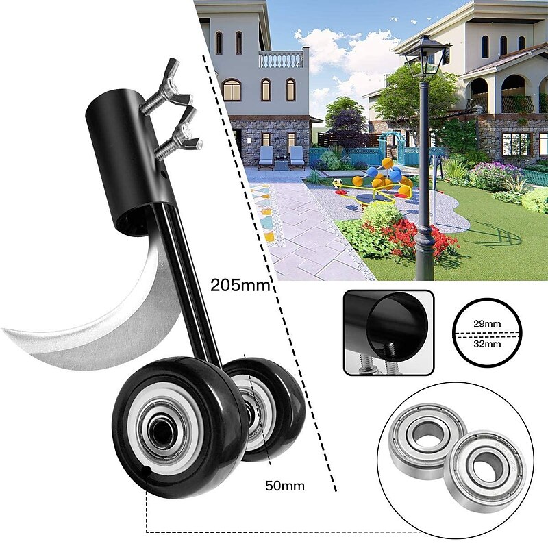Weed Puller Tool with Wheels, Stand Up Weeding Tools for Garden Patio Backyard Lawn Sidewalk Driveways Weeds4