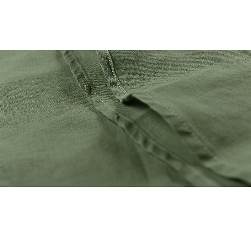 Men's Band Collar Shirt Popover Shirt Summer Shirt Beach Wear Casual Shirt Plain Outdoor Holiday White Blue Green Gray Short Sleeve Henley Spring & Summer Clothing Apparel4