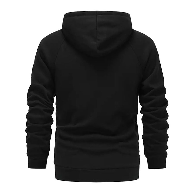 Men's Zip Up Hoodie Zip Up Hoodies Black White Wine Camel Dark Gray Hooded Color Block Zip Up Pocket Sports & Outdoor Daily Sports Polyester Streetwear Cool Casual Spring &  Fall Clothing Apparel2