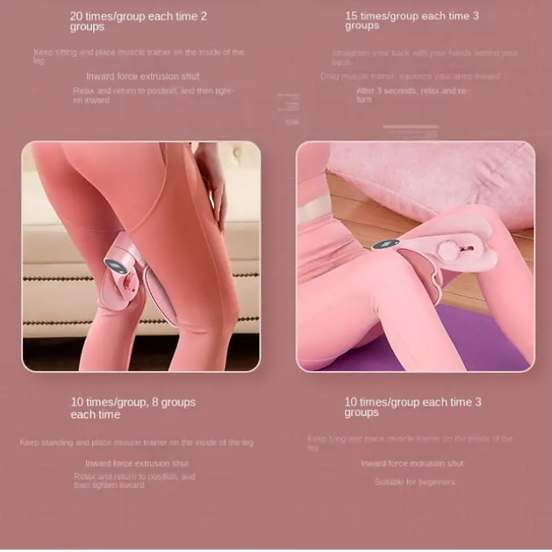 Pelvic Floor Muscle Trainer Clip Legs Beautiful Legs Stovepipe Artifact Kegel Practice Inner Thigh Postpartum Recovery Exercise Equipment3