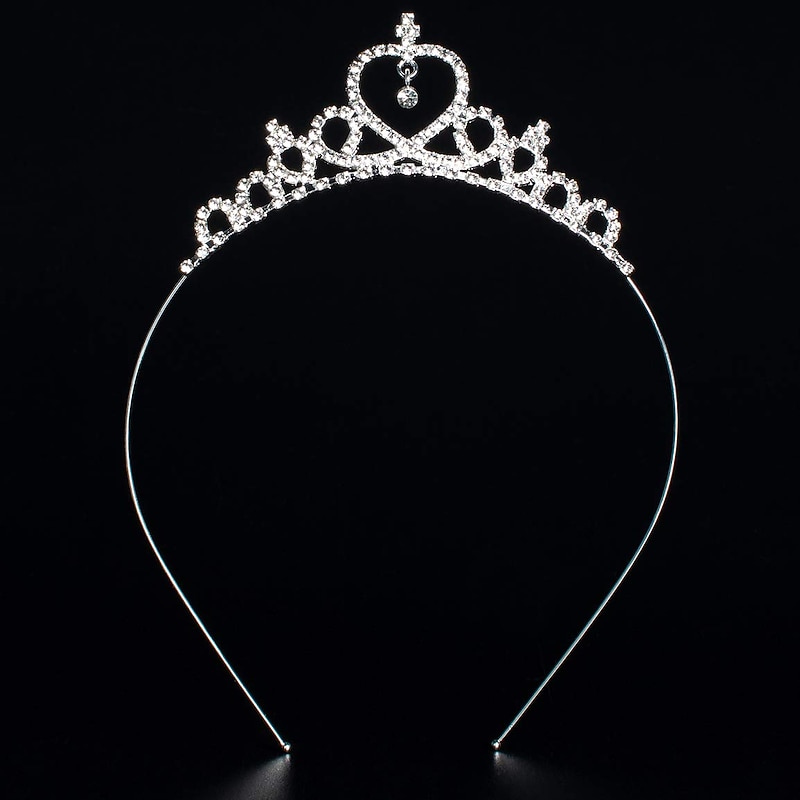 crown tiara children's headband alloy rhinestone hair accessories baby crown birthday party hair accessories girls dress accessories3