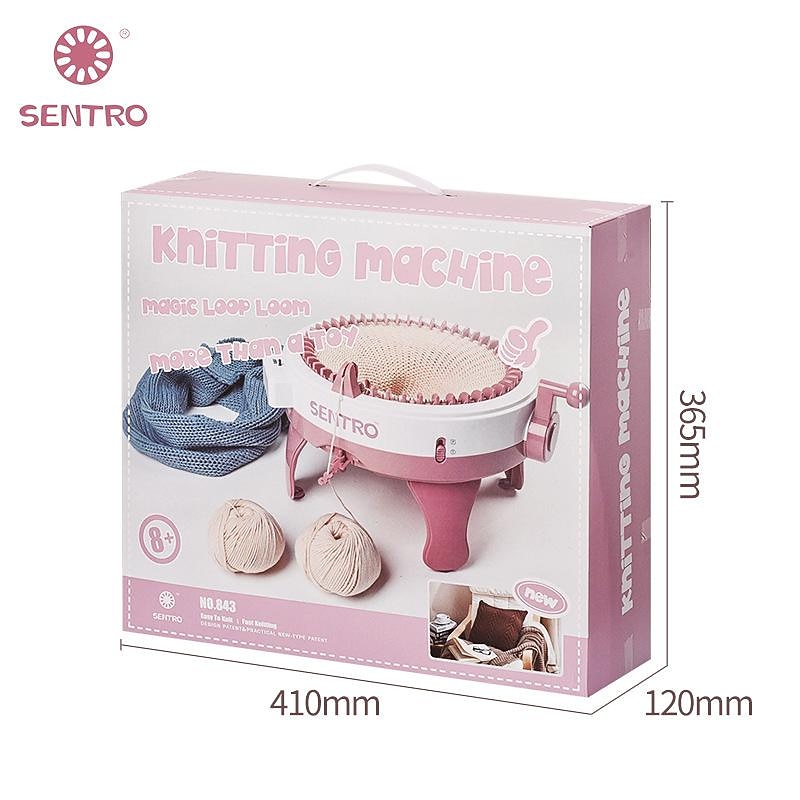 Children'S Large Diy Knitting Machine 48-Pin Star Cylinder Knitting Wool Machine Knitting Wool Play House Toy 8434