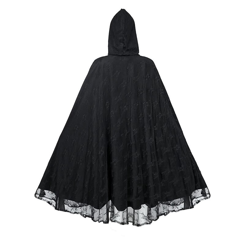 Retro Vintage Punk & Gothic Medieval Cloak Masquerade Movie / TV Theme Costumes Viking Ranger Fancy Dress Women's Celtic Viking Fantasy Masquerade Party / Evening Adults' Cloak4