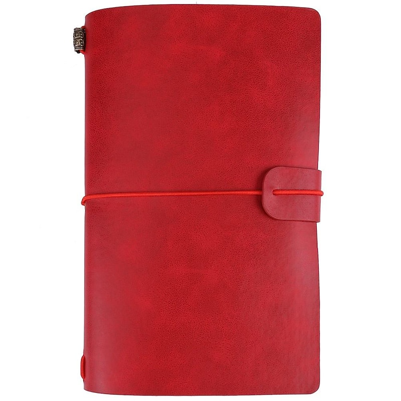 Classic Retro PU Leather Travel Notebook Personalized Journal Spiral Ring Binder Diary Notepad, Back to School Gift3