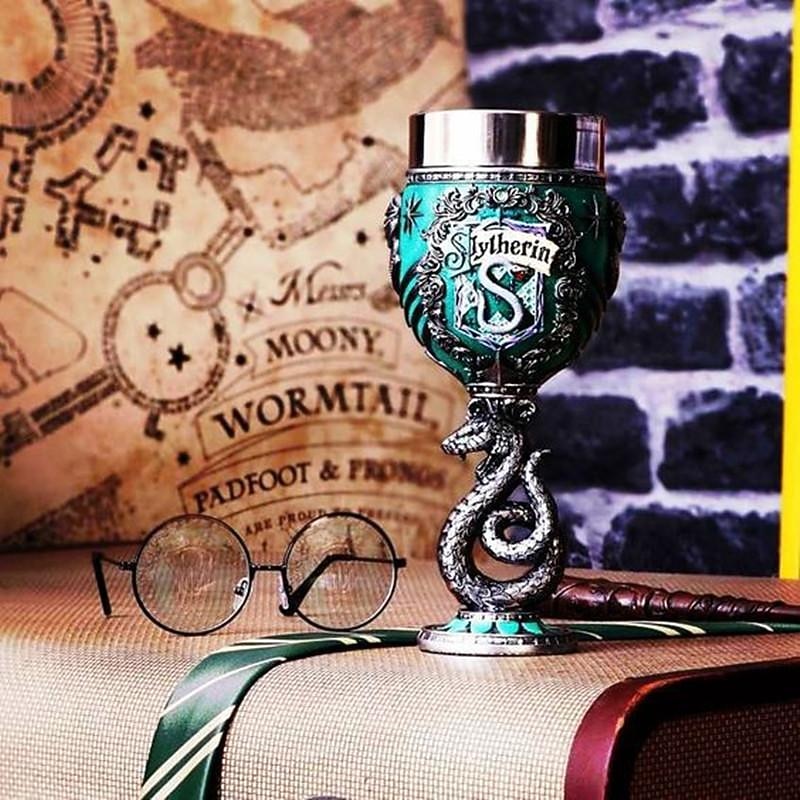 Halloween Magic Medieval Goblet Model Cup, Fantasy Wizard Tankard Ornament, Vintage Decorative Trophy for Home Display, Resin Cup Replica4