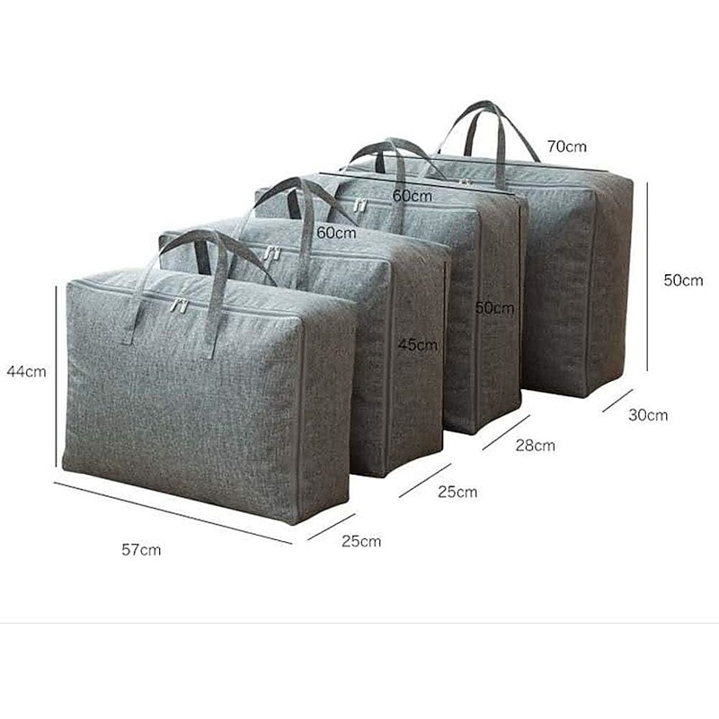 Waterproof Cotton Linen Press Line Storage Bag Finishing Bag Clothes Quilt Quilt Bag Stall Walking Oversized Moving Packing Bag4