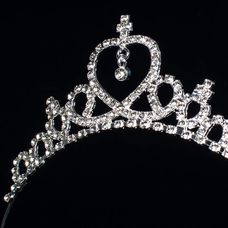 crown tiara children's headband alloy rhinestone hair accessories baby crown birthday party hair accessories girls dress accessories4