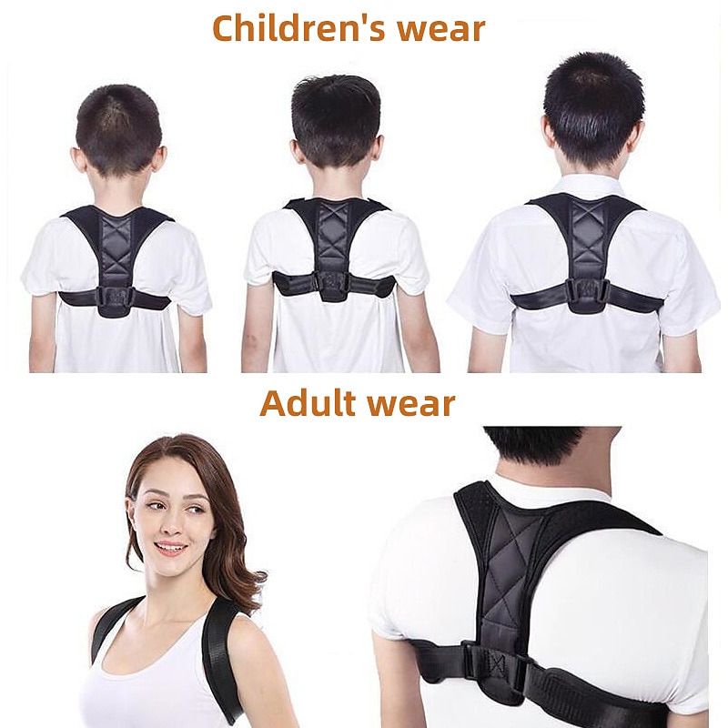 New Adult Body Shapers Brace Belt Corset Posture Corrector Compression Shapewear Shoulder Back Orthopedic Support Belt2