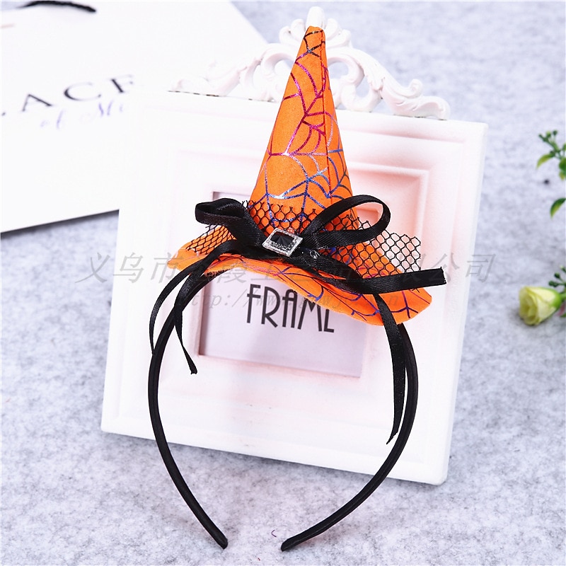 Witch Halloween Hat Halloween Props Halloween Adults' Women's Girls' Halloween Carnival Mardi Gras Easy Halloween Costumes Dress Up