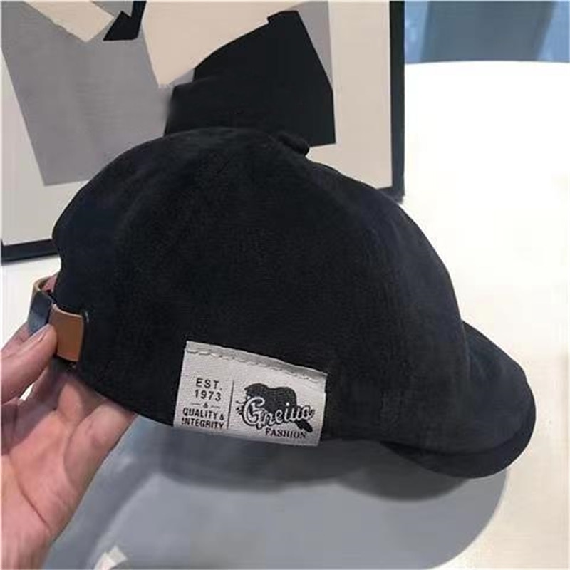 Daily Forward Cap Peaky Caps for Women British Western Style Ivy Cap Classic Autumn Vintage Linen Beret2