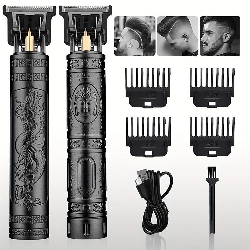 Vintage T9 Electric Hair Clipper Trimmer Cordless Hair Cutting Machine Professional Hair Barber Trimmer For Men Suitable For Father's Day Gift