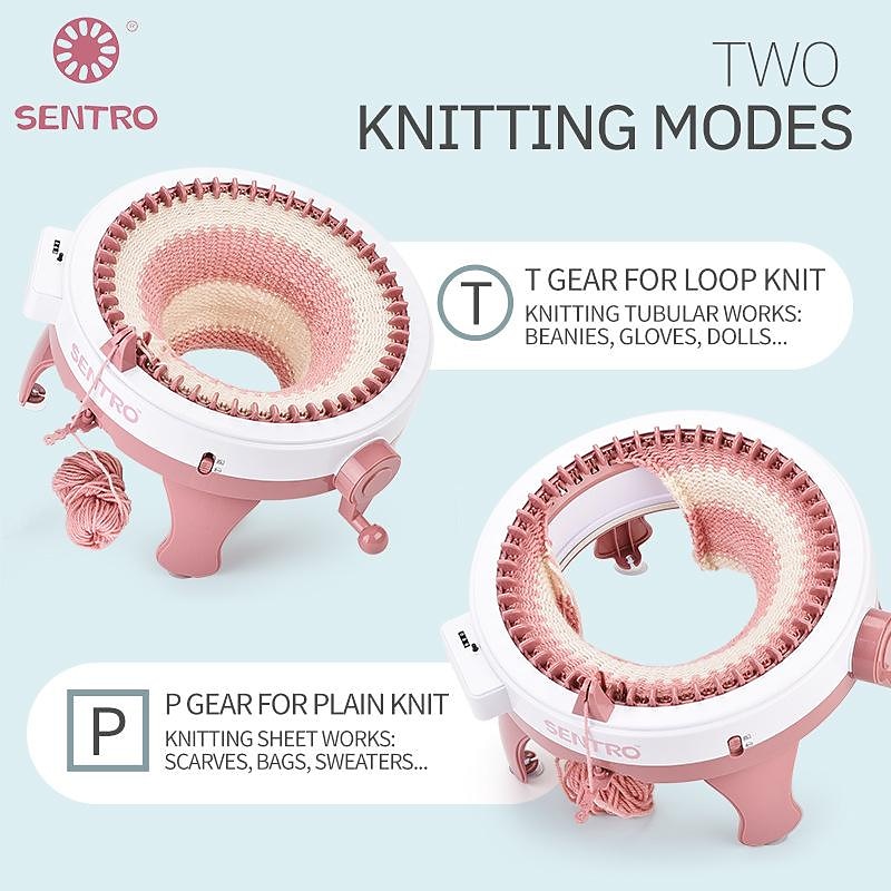Children'S Large Diy Knitting Machine 48-Pin Star Cylinder Knitting Wool Machine Knitting Wool Play House Toy 8432