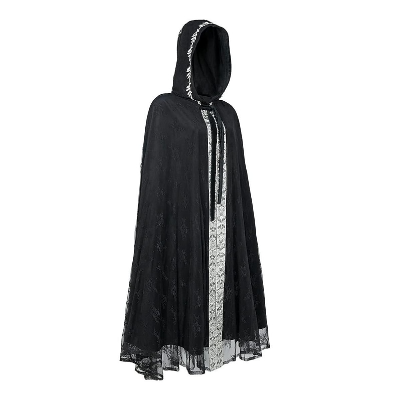 Retro Vintage Punk & Gothic Medieval Cloak Masquerade Movie / TV Theme Costumes Viking Ranger Fancy Dress Women's Celtic Viking Fantasy Masquerade Party / Evening Adults' Cloak2