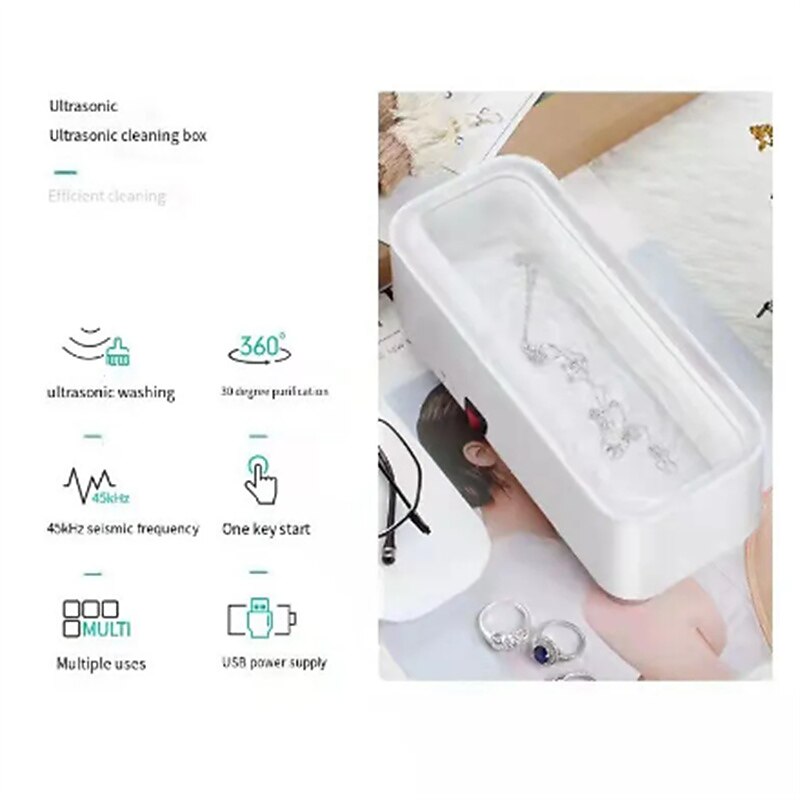 Ultrasonic Cleaning Machine Multi-functional Vibration Cleaning Machine Jewelry Glasses Watch Denture Cleaning Machine3