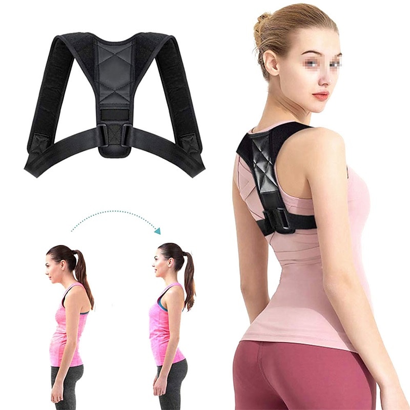 New Adult Body Shapers Brace Belt Corset Posture Corrector Compression Shapewear Shoulder Back Orthopedic Support Belt4