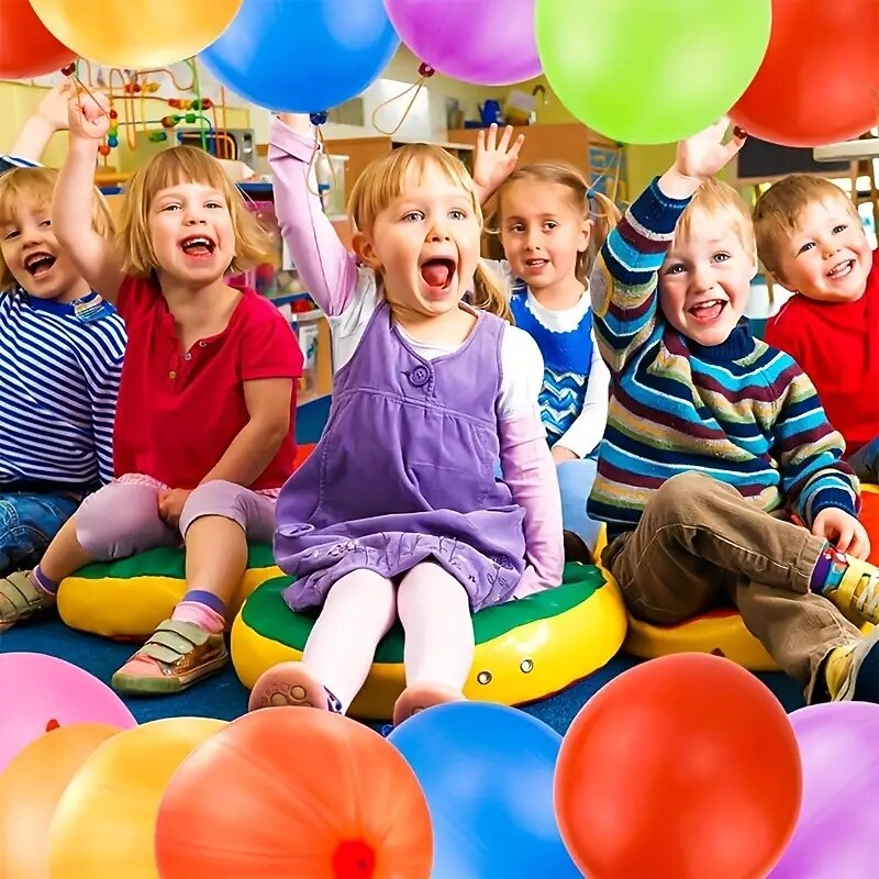 25pcs Punch Balloons Punching Balloon Heavy Duty Party Favors Bounce Balloons With Rubber Band Handle Rubber Balloon Bundle For Birthday Party Decor Holiday Accessory Party Pack Kids Outdoor Toys3