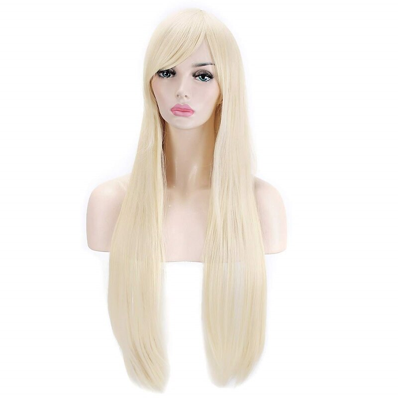 Wigs 32 80cm Long Straight Anime Fashion Women's Cosplay Wig Party Wig Halloween Cosplay Party Wigs3