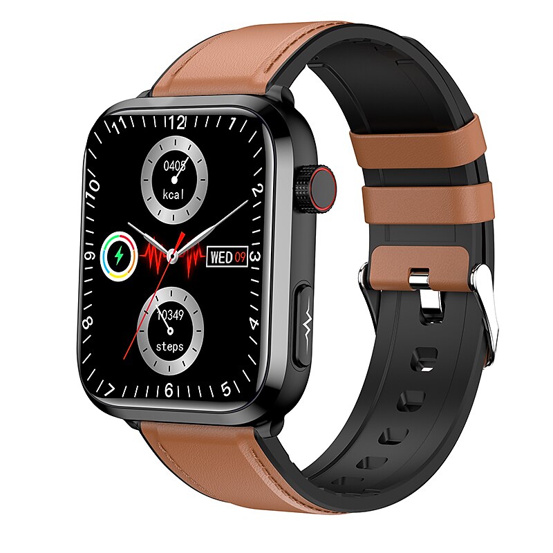 iMosi ET210 Smart Watch 1.91 inch Smartwatch Fitness Running Watch Bluetooth ECG+PPG Temperature Monitoring Pedometer Compatible with Android iOS Women Men Long Standby Hands-Free Calls Waterproof IP 14