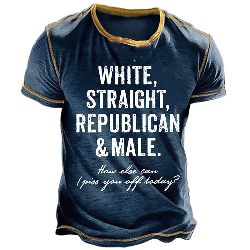 Men's Sarcasm Graphic Letter T shirt Short Sleeve T shirt 3D Print Crew Neck Shirt Vintage Fashion Designer Outdoor Daily Sports Black Navy Blue Green Spring & Summer Clothing Apparel S M L XL 2XL 3XL