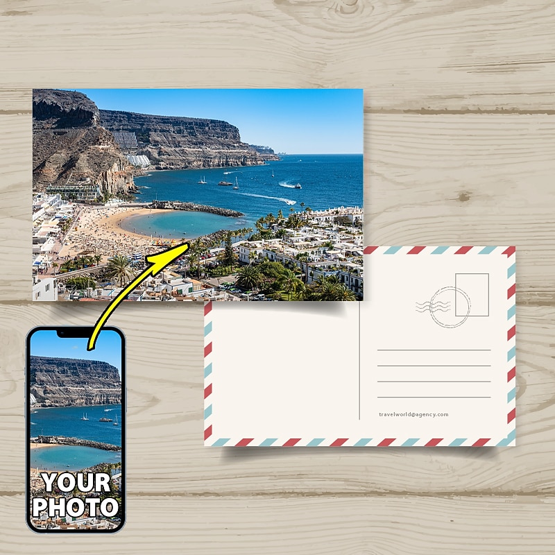 Custom Postcards Print Personalized Valentine Gift Custom Made2