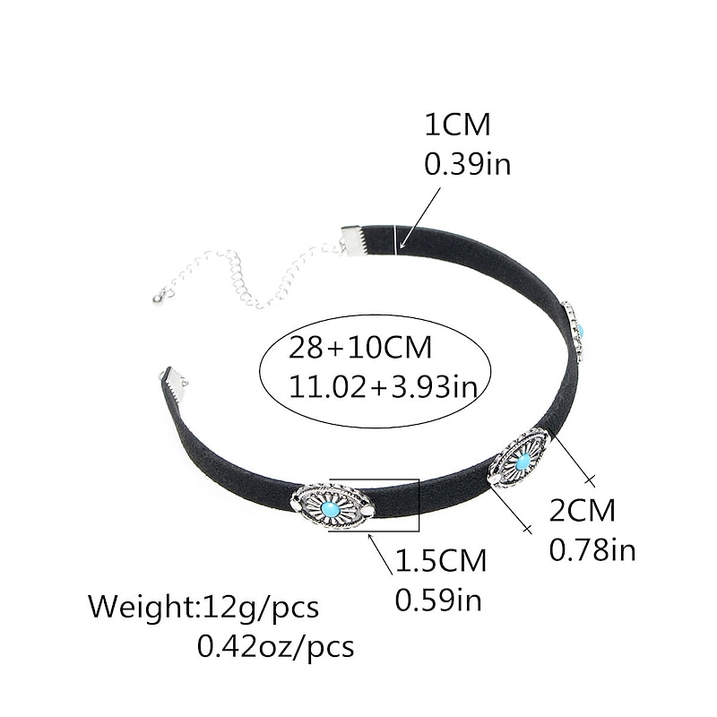 Retro Vintage Boho 1970s Necklace Chocker Hippie Fancy Dress Women's Masquerade Party / Evening Pride Parade Pride Month Adults' Neckwear2