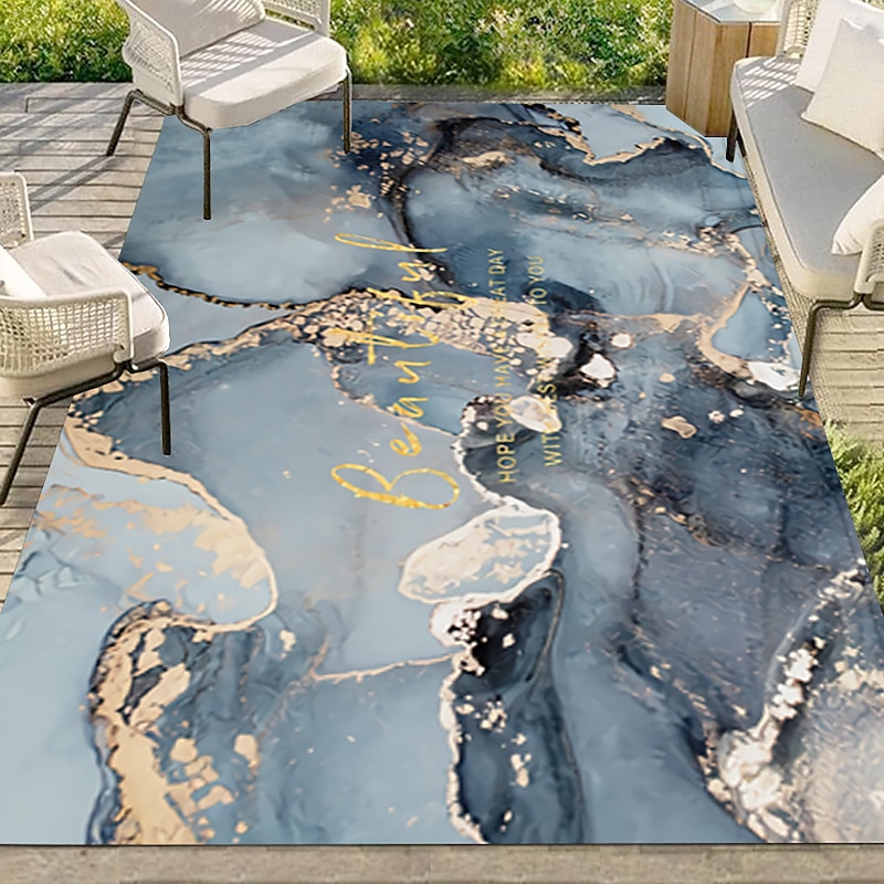 Marble Pattern Flannel Floor Mat Fabric Printed Home Entrance Doormat Carpet Mattress Bathroom Mat2