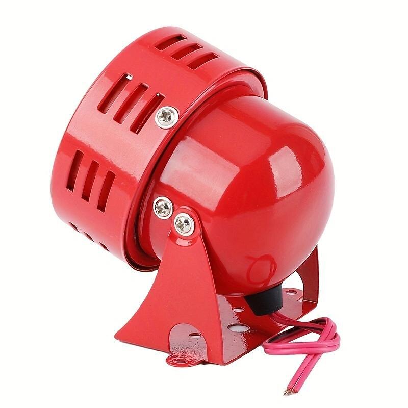 StarFire 1pcs MS-190 Motor Alarm Horn Wind Screw Electric Air Defense Alarm High decibel 220V Mine Factory Alarm Horn4