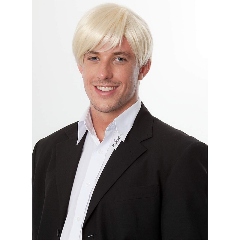 Fred Short Wig Karate Kai Blonde Wig Jeffrey Dahmer Blonde Wigs for Cobra Karate Kid Cosplay Anime Carnival Halloween Wigs2