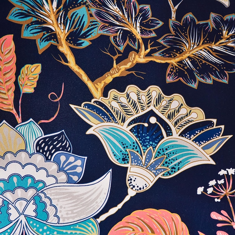 Wing Chair Slipcover Spandex Fabric Sofa Covers Wingback Armchair with a Seat Cushion Cover FloralPattern Furniture Protector for Living Room4