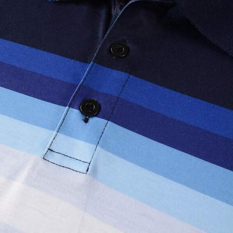 Men's Sport Polo Polo Shirt Casual Holiday Lapel Short Sleeve Fashion Basic Color Block Button Summer Regular Fit Dark red Yellow Dark Navy Purple Green Grey Sport Polo3