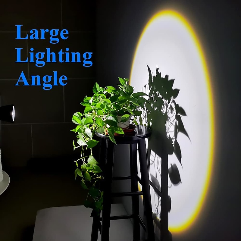 Outdoor Solar Spotlight - Waterproof Pathway Garden Spotlights, Solar Sunset Projection Lights for Lawn, Park, Terrace & Landscape Decoration2