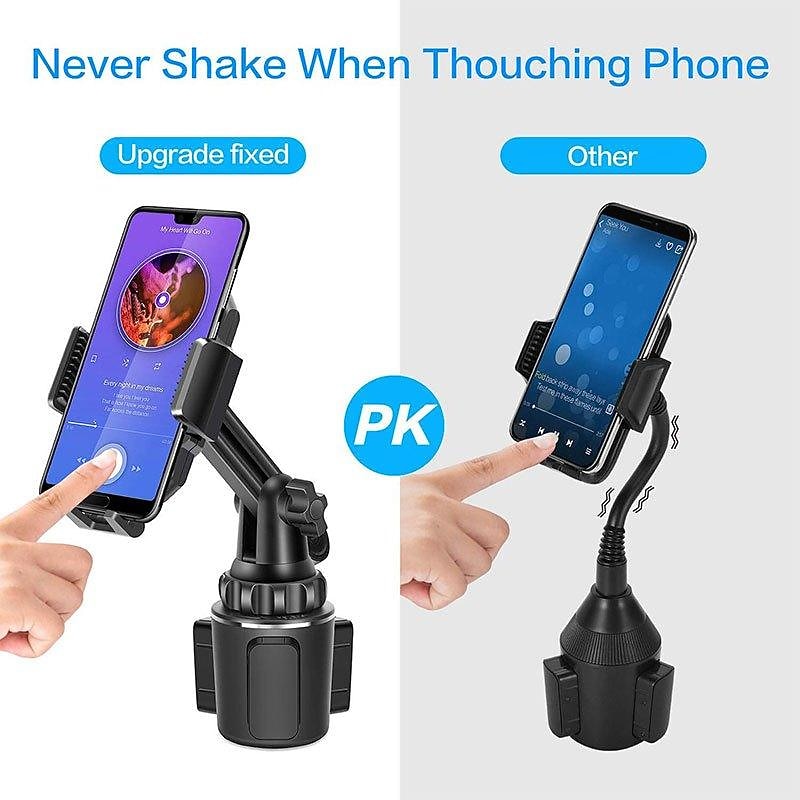 Universal Car Cup Holder Cellphone Mount Stand For Mobile Cell Phones Adjustable Car Cup Phone Mount3