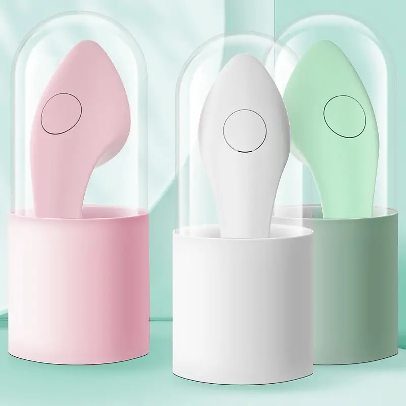 Facial Massager Handheld Skin Rejuvenating Device Women's Face Lifting Massage Device With Hot & Cold Compress For Smoother Tighter Face Small Iron Shape Facial Beauty Instrument Valentine's Day B2