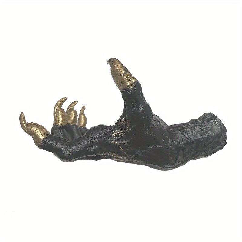 1pc Witch's Hand Wall Decoration Resin Witch's Hand Decor Wall Decoration Room Decor Scene Decor Bedroom Decor Entrance Decor Wall Beautification Decorative Background Wall Decoration (No Fram4