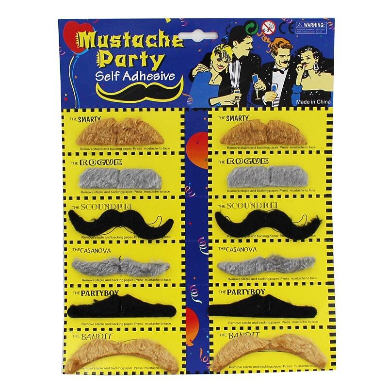 Mustaches Classic & Timeless Gentleman Nonwoven Fabric For Super Mario Cosplay Christmas Halloween Carnival Men's Women's Boys Costume Jewelry Fashion Jewelry4