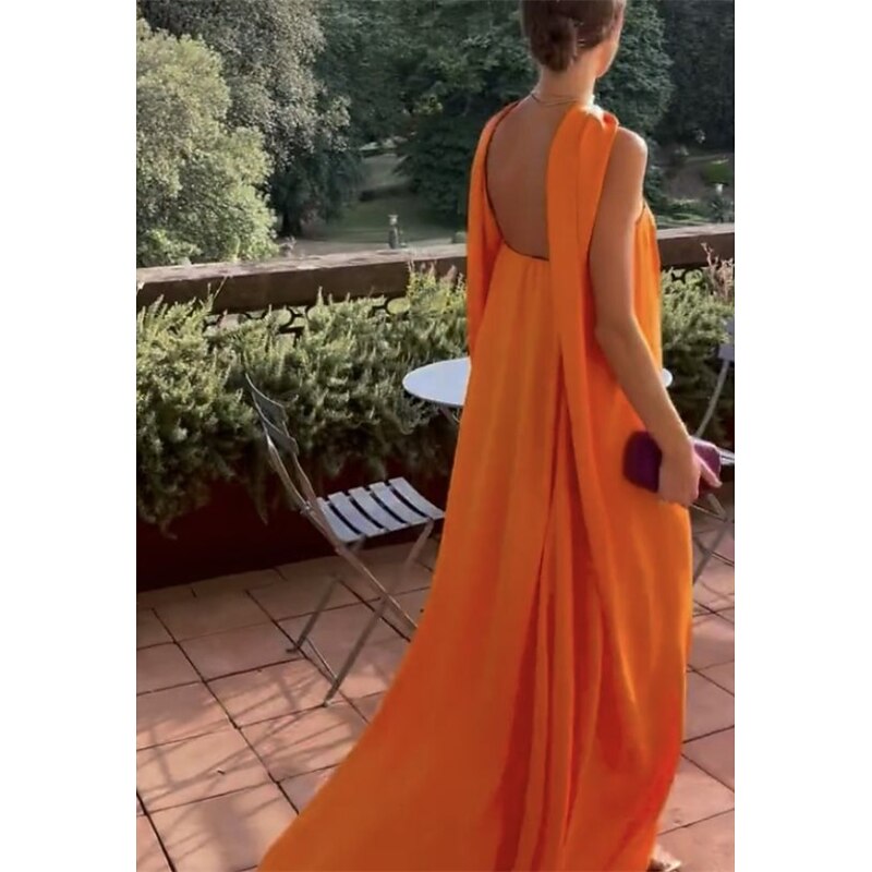 Beach Wedding A-Line Evening Gown Fairy Dress Formal Wedding Guest Floor Length Sleeveless Strapless Stretch Chiffon with Pleats Shawl2