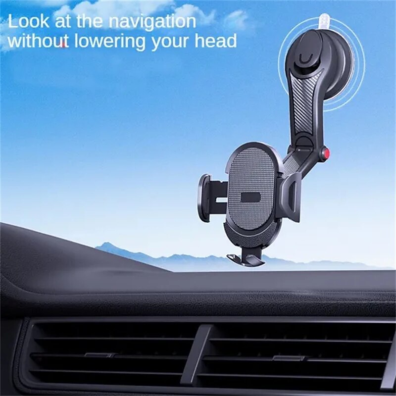 2023 NEW Universal Sucker Car Phone Holder 360° Windshield Car Dashboard Mobile Cell Support Bracket for 4.0-6 Inch Smartphones3