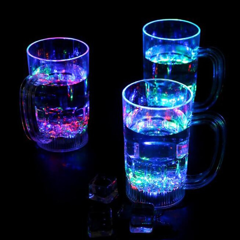 Oktoberfest Beer Mug LED Flash Magic Color Changing Dragon Cup Water Activated Light-Up Beer Coffee Chritstmas New Year Gift4