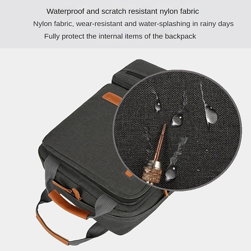 3pcs Backpack Set Women Men Laptop Backpack Shoulder Bag Small Pocket for Travel School Business Work College Fits Up to 14.5in3