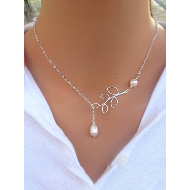Women's necklace Fashion Outdoor Leaf Necklaces 2025 - $7.49