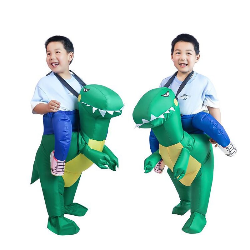 Inflatable Dinosaur Costume Blow Up Ride Dinosaur for Kid's Adults' for Halloween Carnival Party2