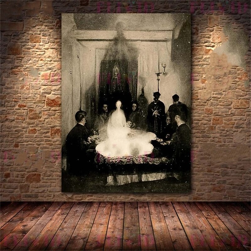 Halloween Wall Art Canvas Witch Ghost Prints and Posters Pictures Decorative Fabric Painting For Living Room Pictures No Frame3