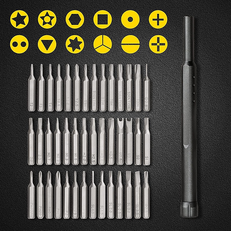 New Product 44 in 1 Precision Screwdriver Head Repair Tool For Mobile Phone PC Watch Tablet Glasses Screwdriver Set Torx Hex2